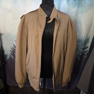 Men's London Fog Brown Pilot Jacket with detachable lining